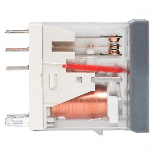 Реле промежуточное с кнопкой и мех. индикацией RPAt 22/2 8А 230В AC EKF rpat-22-2-230AC rpat-22-2-230AC