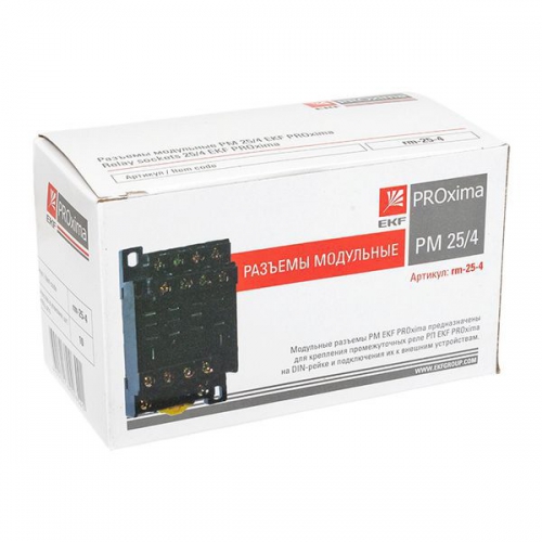 Разъем модульный РМ 25/4 EKF rm-25-4 rm-25-4