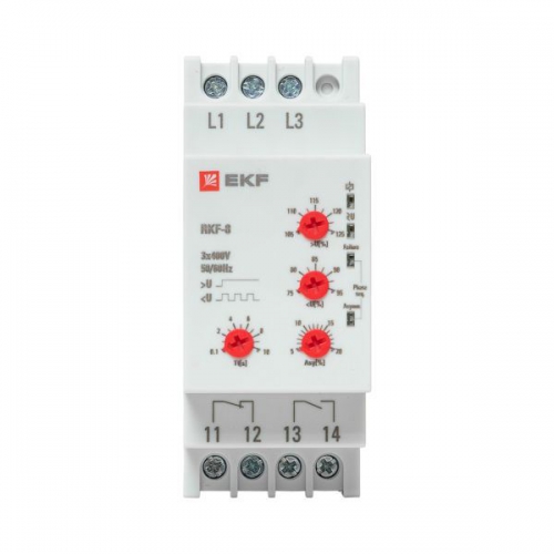 Реле контроля фаз РКФ-8 многофукц. EKF rkf-8 13.03.2026