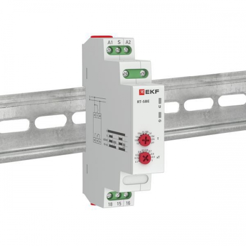 Реле времени RT-SBE задержка включ. после пропад. сигнал. EKF rt-sbe rt-sbe