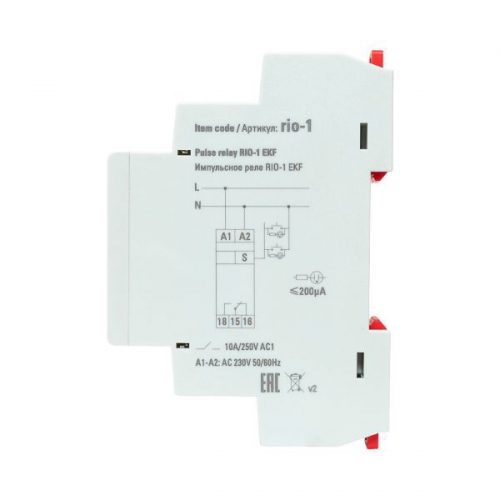 Реле импульсное RIO-1 PROxima EKF rio-1 rio-1