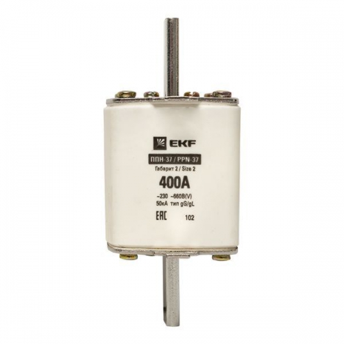 Вставка плавкая ППН-37 400/400А габарит 2 PROxima EKF fus-37/400 fus-37/400