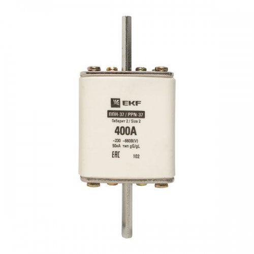 Вставка плавкая ППН-37 400/400А габарит 2 PROxima EKF fus-37/400 fus-37/400