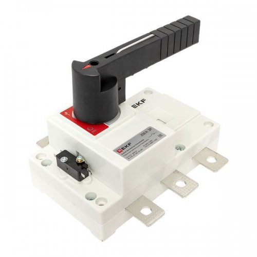 Рубильник-выключатель 3п 250А с рукояткой управления для прямой установки PowerSwitch PROxima EKF psds-250-3 psds-250-3