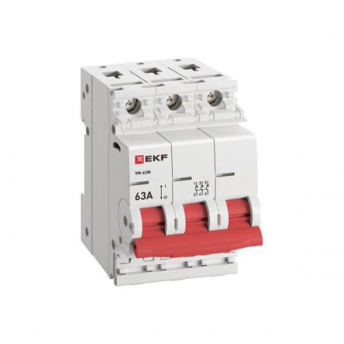 Выключатель нагрузки 3п 63А ВН-63N PROxima EKF S63363 S63363