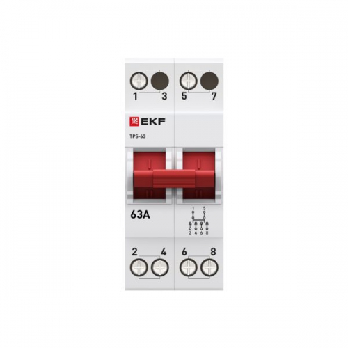 Переключатель трехпозиционный ТПС-63 2P 63А PROxima EKF TPS263 TPS263