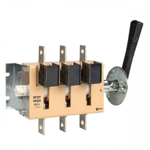 Выключатель-разъединитель ВР32У-37B31250 400А 1 напр. с дугогасит. камерами съемная лев./прав. рукоятка MAXima EKF uvr32-37b31250 uvr32-37b31250