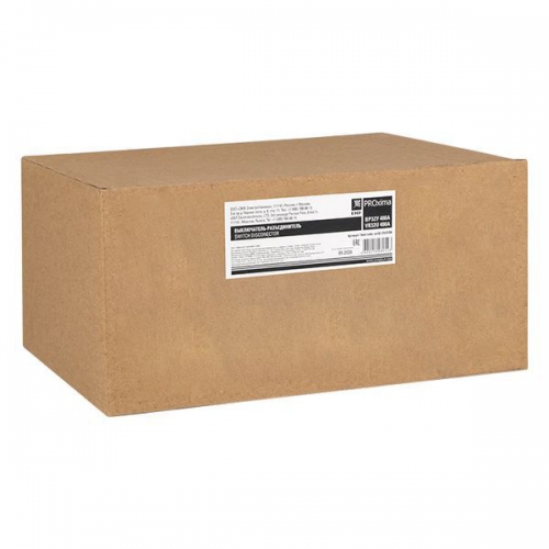 Выключатель-разъединитель ВР32У-37B31250 400А 1 напр. с дугогасит. камерами съемная лев./прав. рукоятка MAXima EKF uvr32-37b31250 uvr32-37b31250