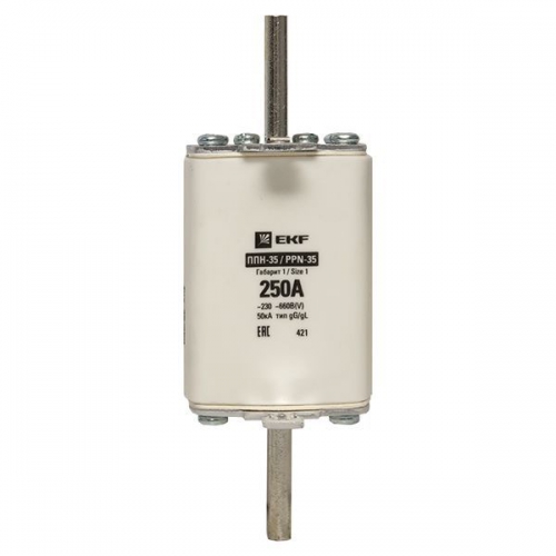 Вставка плавкая ППН-35 250/250А габарит 1 PROxima EKF fus-35/250 fus-35/250