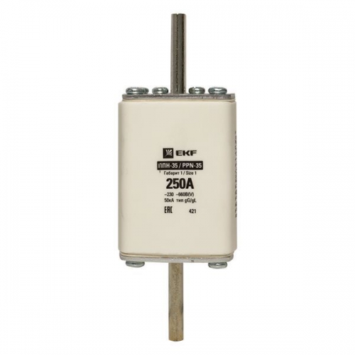 Вставка плавкая ППН-35 250/250А габарит 1 PROxima EKF fus-35/250 fus-35/250