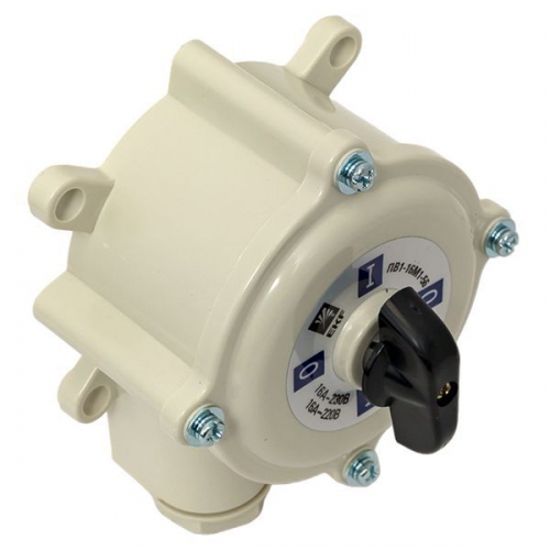 Выключатель пакетный 1-кл. 16А IP56 ПВ1-16 М1 пл. беж. EKF pv-1-16-4 pv-1-16-4