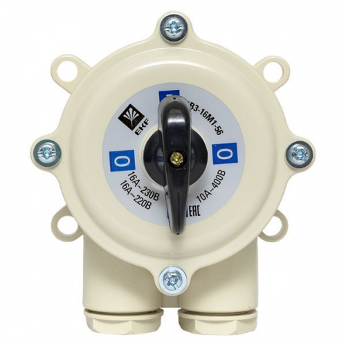 Выключатель пакетный ПВ 3-16 М1 пл. IP56 EKF pv-3-16-4 pv-3-16-4