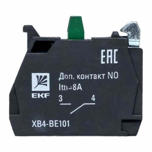 Контакт дополнительный NO зел. PROxima EKF XB4-BE101 XB4-BE101