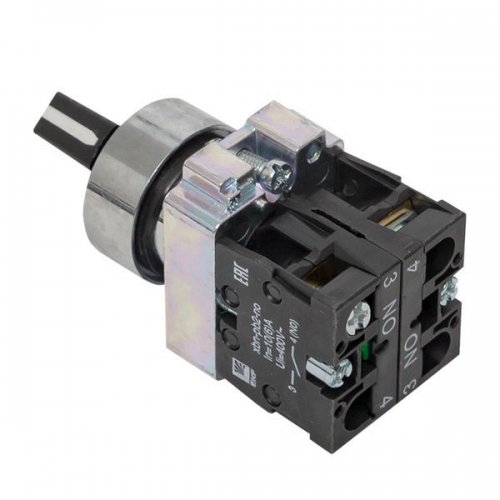 Переключатель BD33 3P короткая ручка 2NO EKF xb2-bd33 xb2-bd33