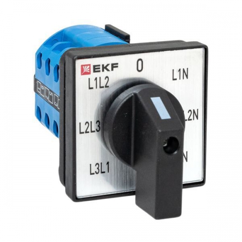 Переключатель кулачковый ПК-1-64 10А для вольтметра EKF pk-1-64-10 pk-1-64-10