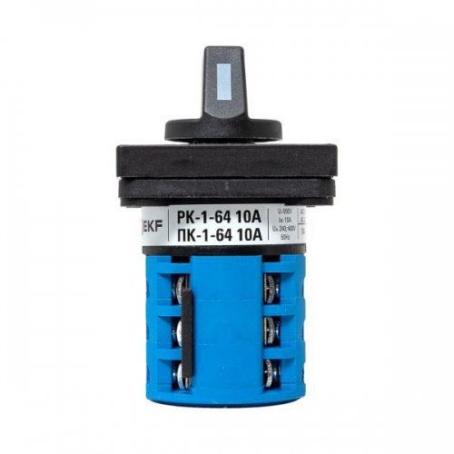 Переключатель кулачковый ПК-1-64 10А для вольтметра EKF pk-1-64-10 pk-1-64-10