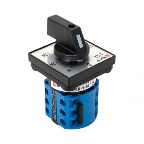 Переключатель кулачковый ПК-1-64 10А для вольтметра EKF pk-1-64-10 pk-1-64-10