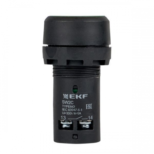 Кнопка SW2C-11 возвратная зел. NO+NC EKF sw2c-11s-g sw2c-11s-g