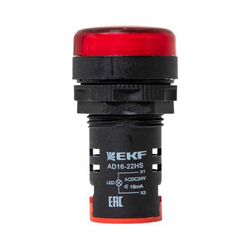 Матрица светодиодная AD16-22HS крас. 24В DC EKF ledm-ad16-r-24 ledm-ad16-r-24