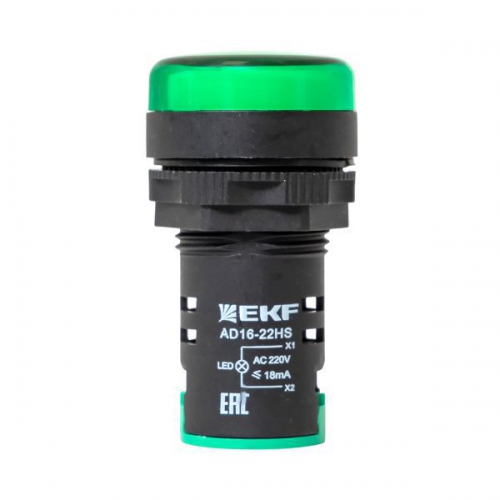 Матрица светодиодная AD16-22HS зел. EKF ledm-ad16-g ledm-ad16-g