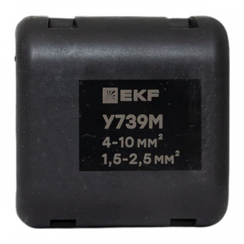 Сжим ответвительный У-739М (4-10/1.5-2.5кв.мм) (орех) StreamLine EKF y739m y739m