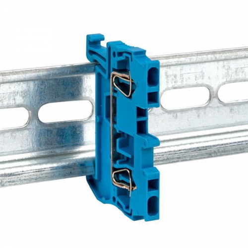 Колодка клеммная JXB-ST-2.5 31А пружинная син. EKF plc-jxb-st-2.5-blue plc-jxb-st-2.5-blue