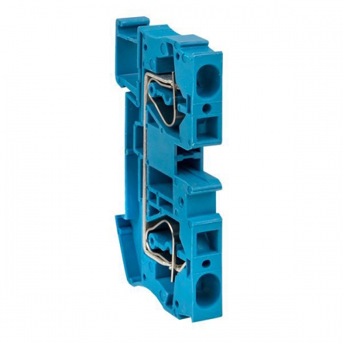 Колодка клеммная JXB-ST-4 41А пружинная син. EKF plc-jxb-st-4-blue plc-jxb-st-4-blue