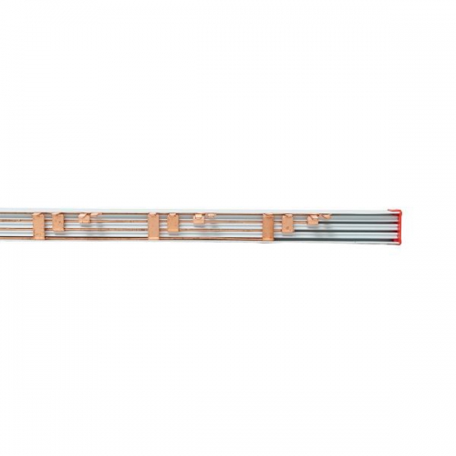 Шина соединительная PIN 4ф 63А мед. изол. 54мод (дл.1м) EKF pin-04-63 pin-04-63