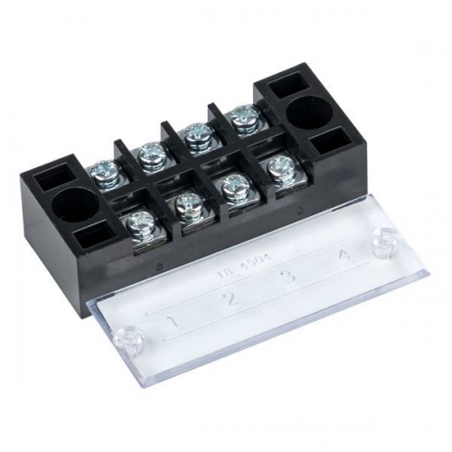 Терминал клеммный TB-4504 до 4.5кв.мм 45А 4 клеммные пары EKF tb-4504 tb-4504