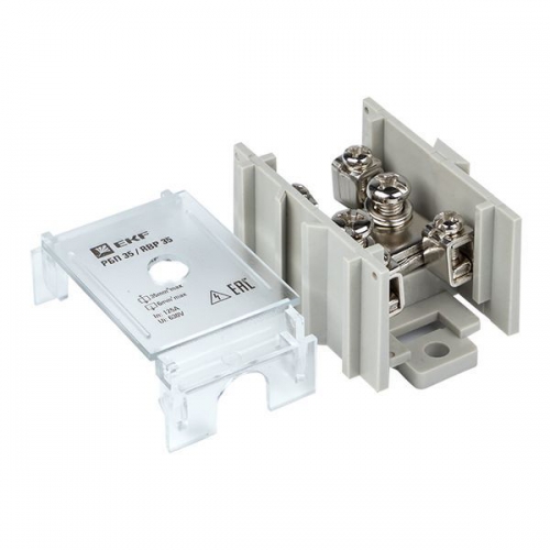 Блок распределительный проходной РБП 35 (1х35-4х6кв.мм) 125/50А PROxima EKF RBP-35-50 RBP-35-50