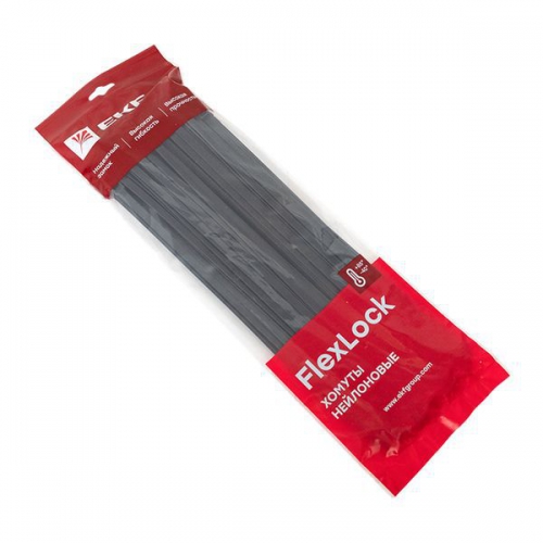 Хомут P6.6 7.6х350 FlexLock стандартный черн. (уп.100шт) PROxima EKF plc-fl-ctsb-7.6x350 plc-fl-ctsb-7.6x350