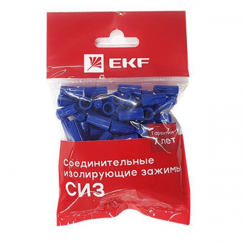 Соединитель проводов СИЗ-2 1-3.75кв.мм (уп.100шт) EKF plc-cc-4 plc-cc-4