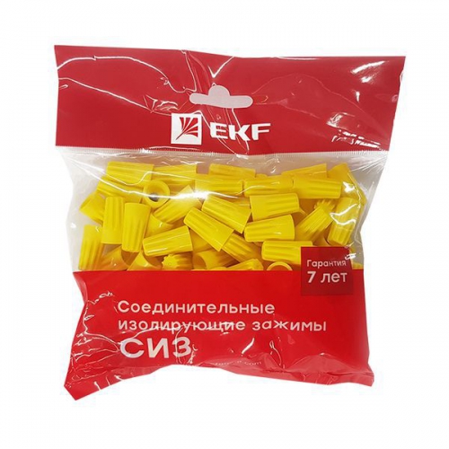 Соединитель проводов СИЗ-4 1.75-10.5кв.мм (уп.100шт) EKF plc-cc-6 plc-cc-6