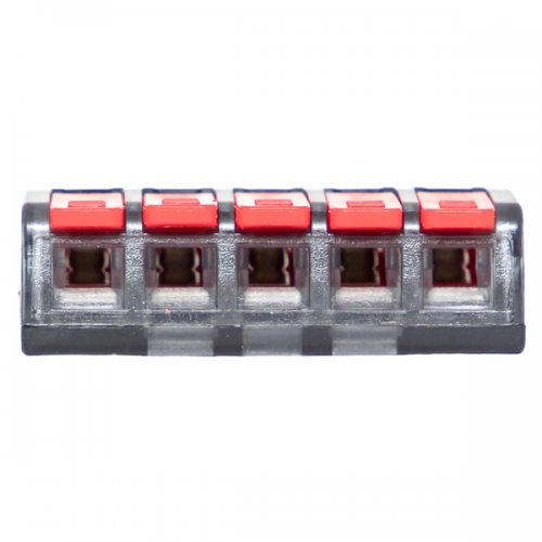 Клемма строительно-монтажная СМК 221-415 5-проводная 0.2-4кв.мм (уп.50шт) PROxima EKF plc-smk-221-415 plc-smk-221-415