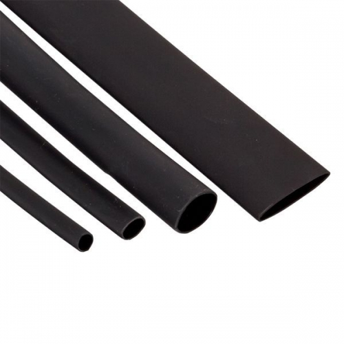 Набор трубок термоусадочных ТУТк клеевые нг черн. (3/1; 4.8/1.6; 6/2; 9/3; 12/4) по 100мм PROxima EKF tut-k-n-1-r tut-k-n-1-r