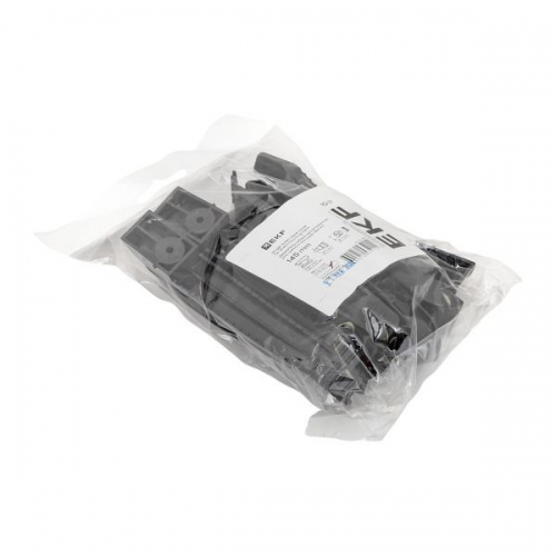 Держатель кабеля односторонний для прямого монтажа (145мм) черн. (уп.10шт) EKF ch-1-b-145 ch-1-b-145