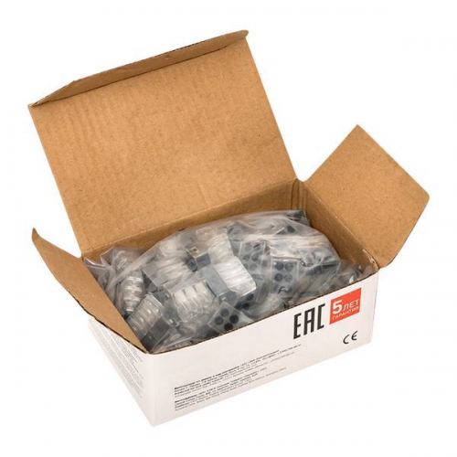 Клемма строительно-монтажная СМК 773-106 6-проводная 1.0-2.5кв.мм (уп.50шт) PROxima EKF plc-smk-106 plc-smk-106