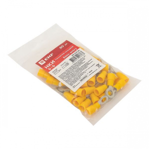 Наконечник кольц. изол. НКИ 5.5-6 (уп.50шт) EKF nki-5.5-6n nki-5.5-6n