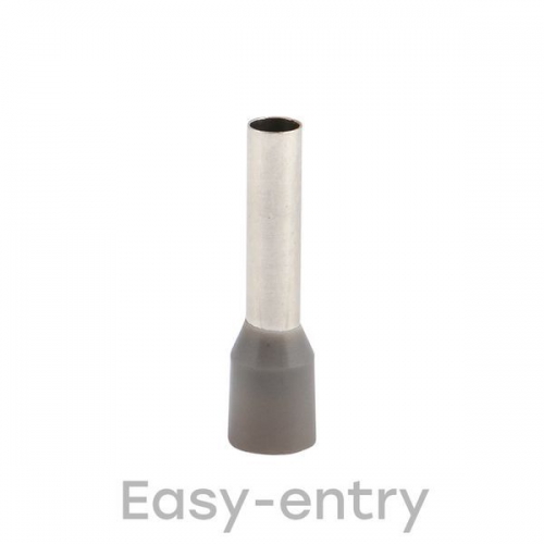 Наконечник штыревой втулочный изол. НШвИ 4.0-12 (уп.50шт) EKF nhvi-4.0-12 nhvi-4.0-12