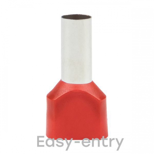 Наконечник штыревой втулочный изол. НШвИ(2) 10.0-14 (уп.50шт) EKF nhvi2-10.0-14 nhvi2-10,0-14