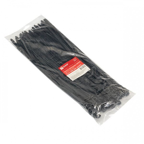 Хомут кабельный 8.2х400 нейл. черн. (уп.100шт) EKF plc-cb-8.2x400 plc-cb-8.2x400