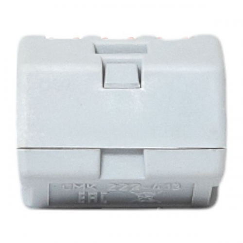 Клемма строительно-монтажная СМК 222-413 3-проводная 0.08-2.5кв.мм с рычагом (уп.100шт) PROxima EKF plc-smk-413 plc-smk-413