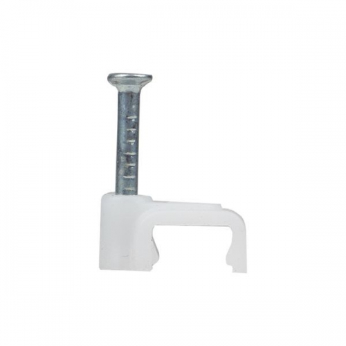 Скоба крепежная квадратная плоская 4мм (уп.50шт) EKF plcn-ss-4 plcn-ss-4