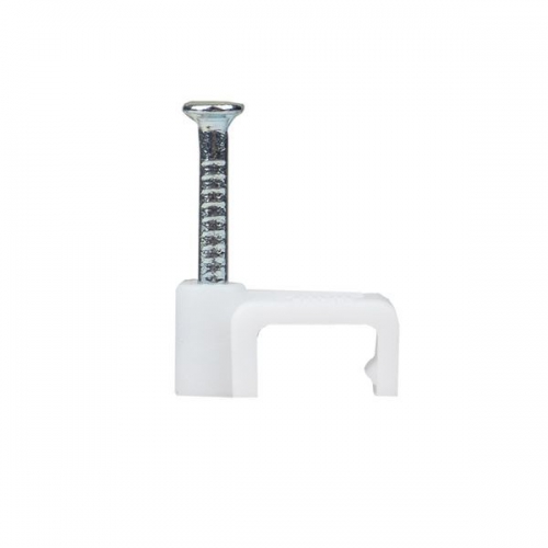 Скоба крепежная квадратная плоская 7мм (уп.50шт) EKF plcn-ss-7 plcn-ss-7