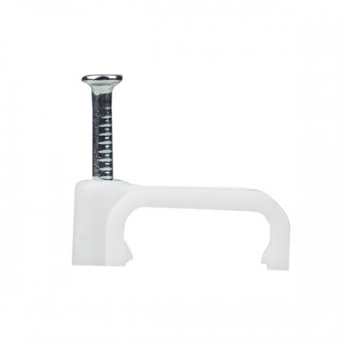 Скоба крепежная квадратная плоская 14мм (уп.50шт) EKF plcn-ss-14 plcn-ss-14