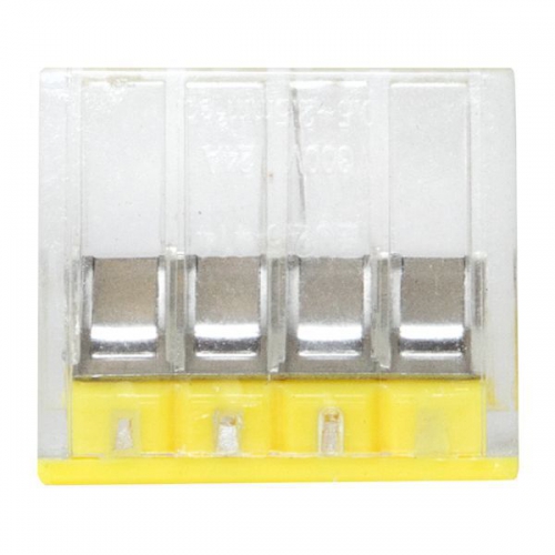 Клемма строительно-монтажная СМК 2273-244 4-проводная 0.5-2.5кв.мм с пастой (уп.100шт) PROxima EKF plc-smk-2273-244 plc-smk-2273-244