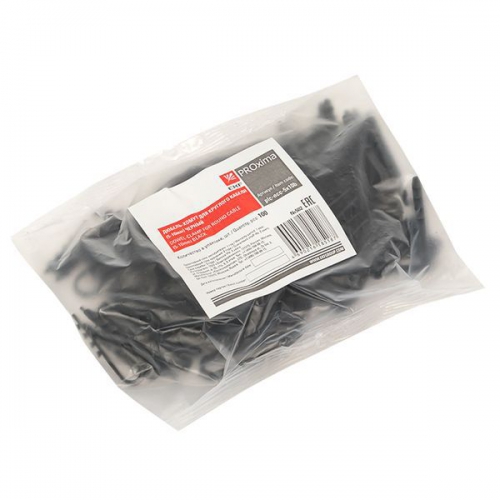 Дюбель-хомут d5-10мм для круглого кабеля черн. (уп.100шт) PROxima EKF plc-ncc-5x10b plc-ncc-5x10b