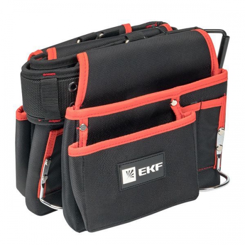 Сумка-пояс двухсекционная усиленная с двухшпеньковым ремнем С-12 Master EKF c-12 c-12