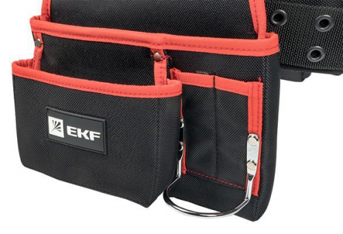 Сумка-пояс двухсекционная усиленная с двухшпеньковым ремнем С-12 Master EKF c-12 c-12