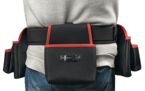 Сумка-пояс двухсекционная усиленная с двухшпеньковым ремнем С-12 Master EKF c-12 c-12